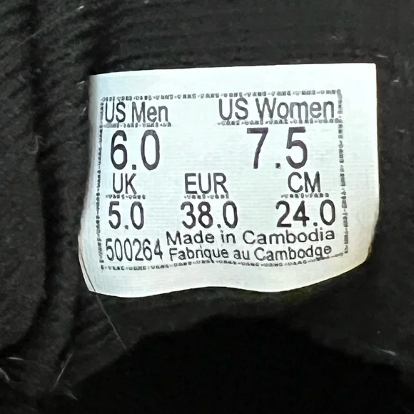 Vans Black and White Women's Sneakers - Picture 5 of 5